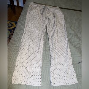 Victoria's Secret Grey Polka Dot Pajama Pants size M